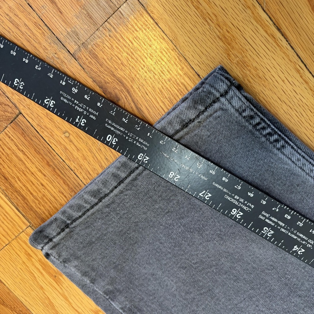 Levis 502 Jeans Mens 38x30‎ Gray Tapered Stretch Denim Pants Medium Wash Casual - Picture 9 of 10
